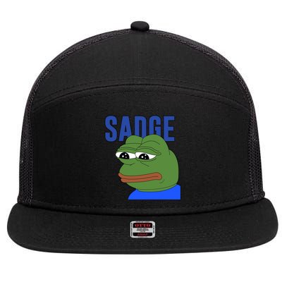 SADGE Meme 7 Panel Mesh Trucker Snapback Hat