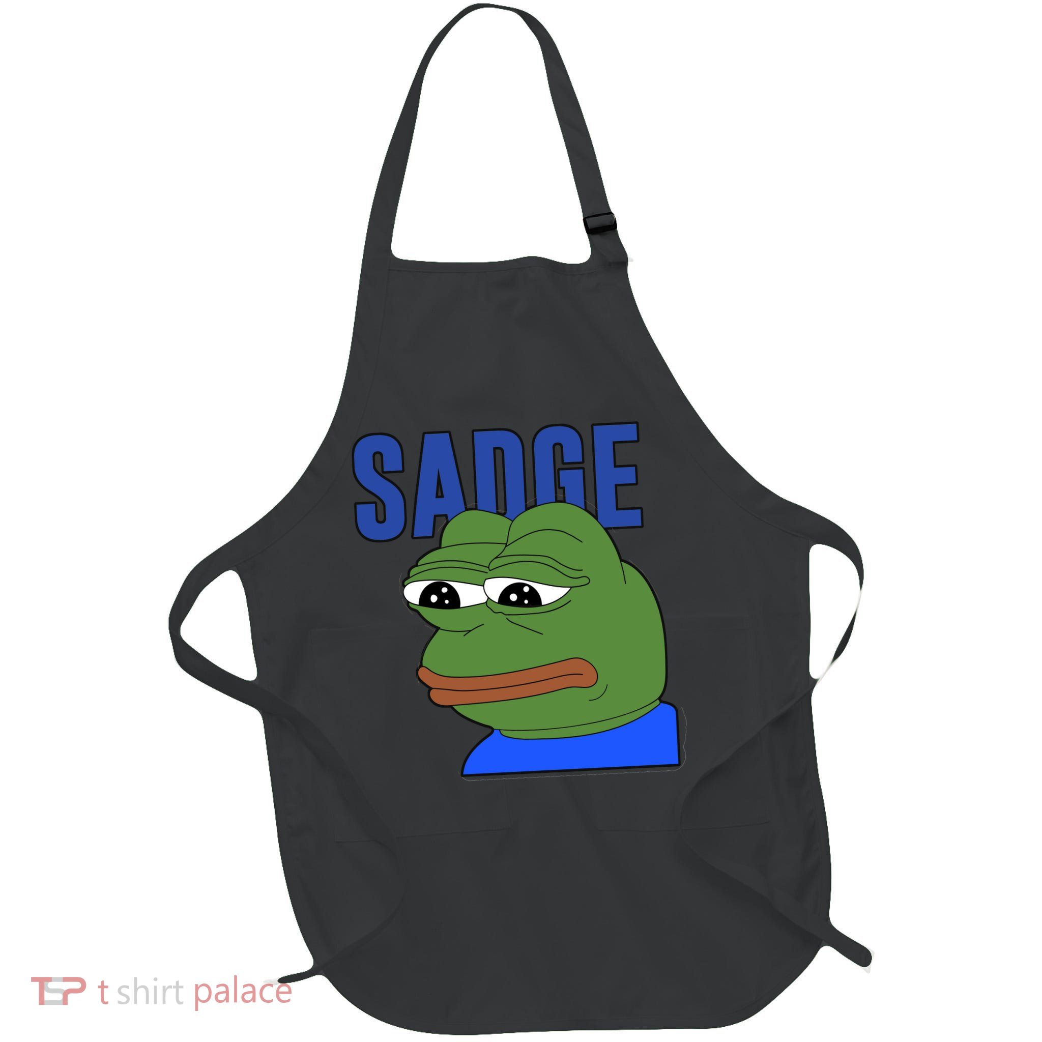 SADGE Meme Full-Length Apron With Pockets