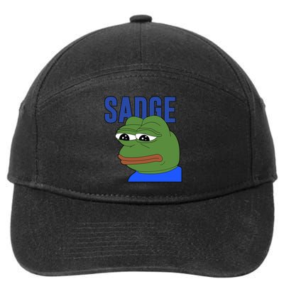 SADGE Meme 7-Panel Snapback Hat