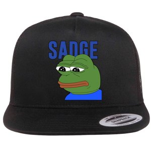 SADGE Meme Flat Bill Trucker Hat