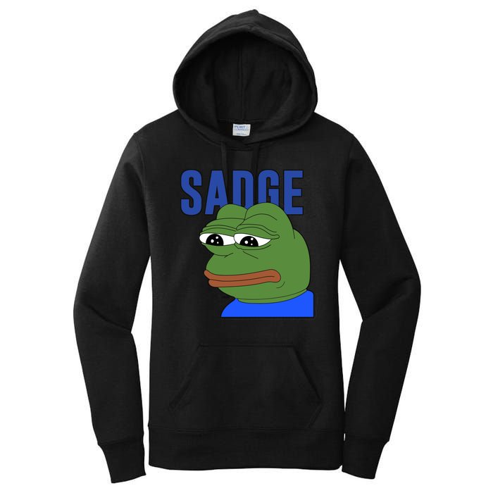 SADGE Meme Women's Pullover Hoodie