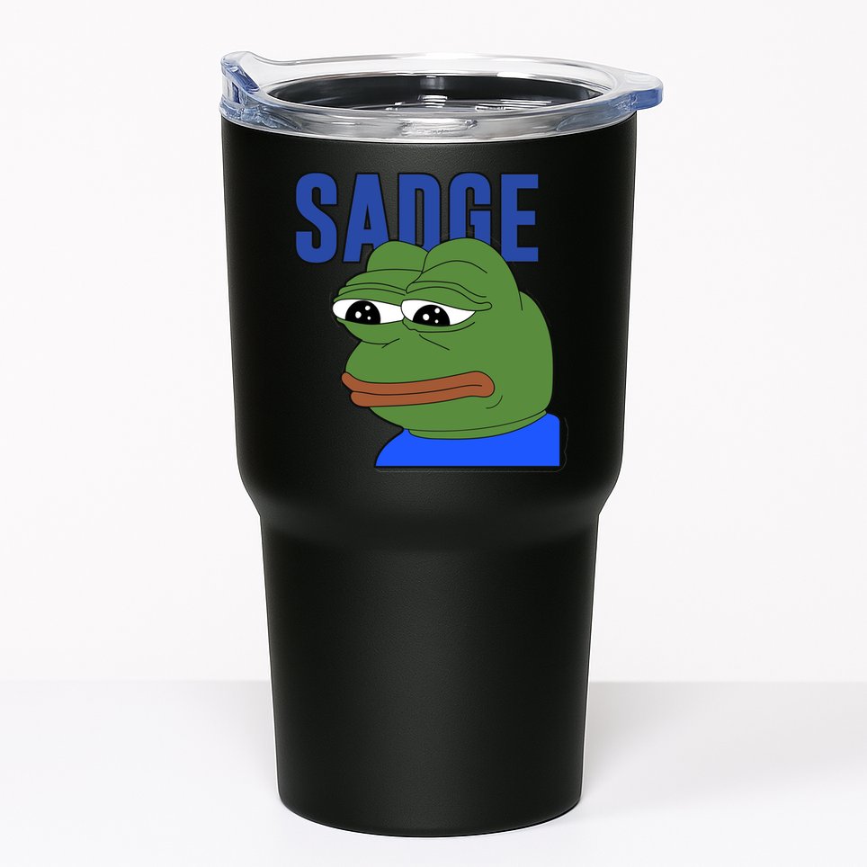 SADGE Meme Tumbler