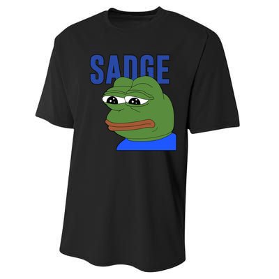 SADGE Meme Performance Sprint T-Shirt