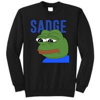 SADGE Meme Tall Sweatshirt