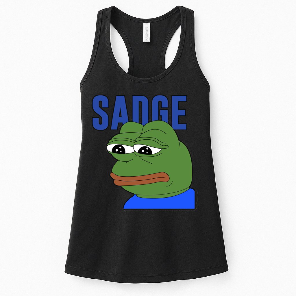 SADGE Meme Womens Tank Top