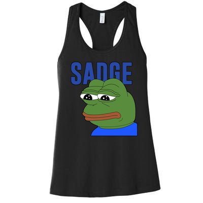 SADGE Meme Women's Racerback Tank