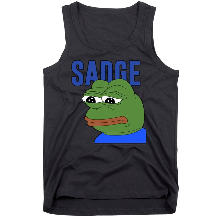 SADGE Meme Tank Top