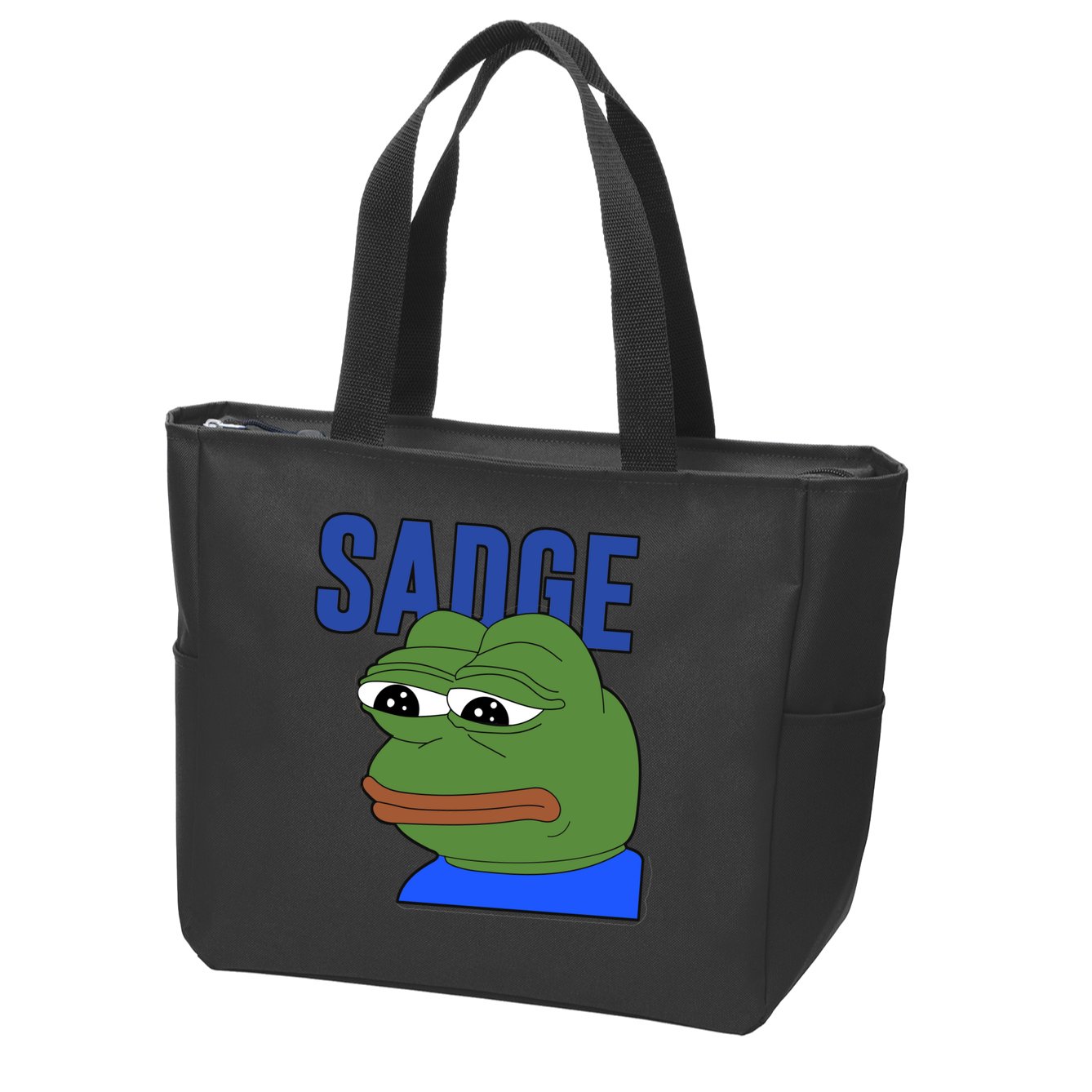 SADGE Meme Zip Tote Bag