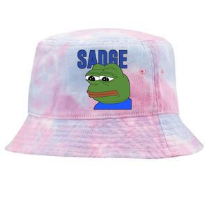 SADGE Meme Tie-Dyed Bucket Hat