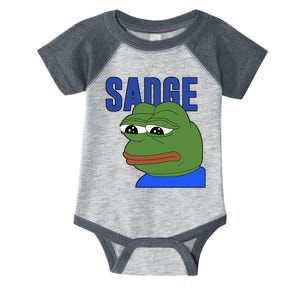 SADGE Meme Infant Baby Jersey Bodysuit