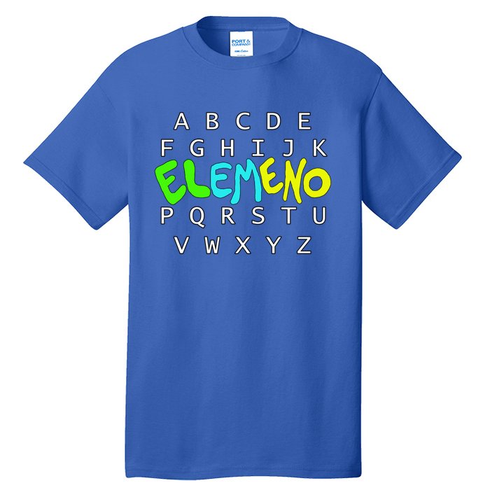 School Alphabet Eleo Preschool Kindergarten Teachers Gift Tall T-Shirt