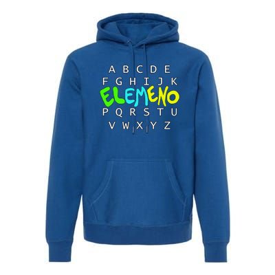 School Alphabet Eleo Preschool Kindergarten Teachers Gift Premium Hoodie