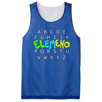 School Alphabet Eleo Preschool Kindergarten Teachers Gift Mesh Reversible Basketball Jersey Tank