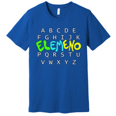 School Alphabet Eleo Preschool Kindergarten Teachers Gift Premium T-Shirt