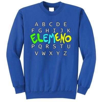 School Alphabet Eleo Preschool Kindergarten Teachers Gift Tall Sweatshirt