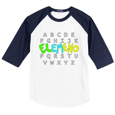 School Alphabet Eleo Preschool Kindergarten Teachers Gift Baseball Sleeve Shirt