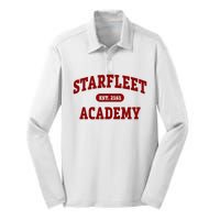 Starfleet Academy Est. 2161 Silk Touch Performance Long Sleeve Polo