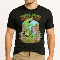 Small Arms Enthusiast Funny Trex Dinosaur Gun Cooling Performance Crew T-Shirt