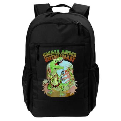 Small Arms Enthusiast Funny Trex Dinosaur Gun Backpack