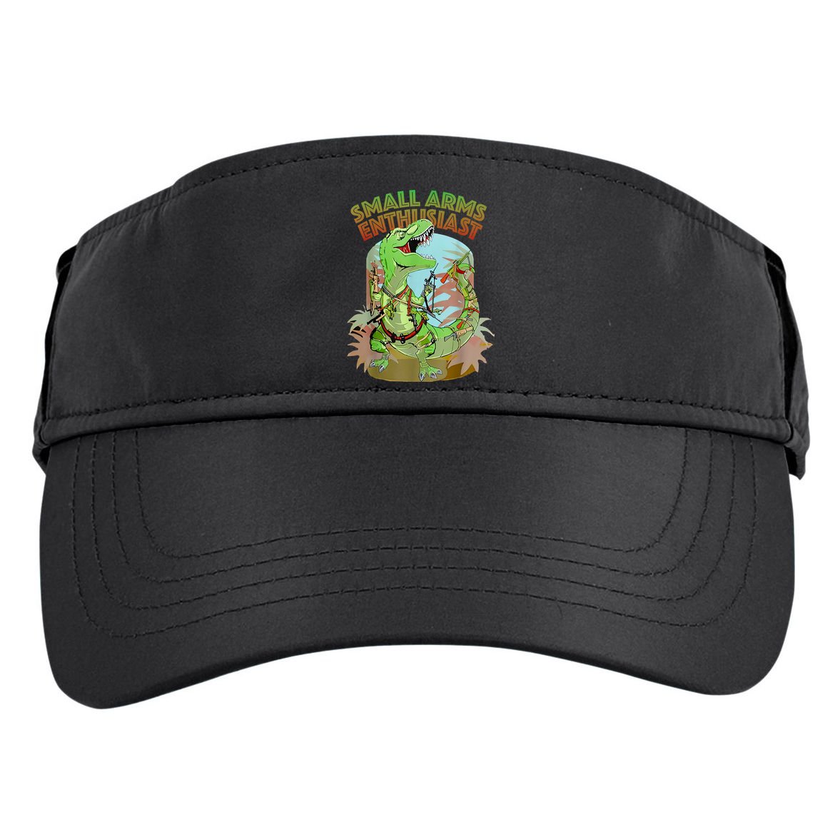 Small Arms Enthusiast Funny Trex Dinosaur Gun Adult Drive Performance Visor