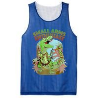 Small Arms Enthusiast Funny Trex Dinosaur Gun Mesh Reversible Basketball Jersey Tank