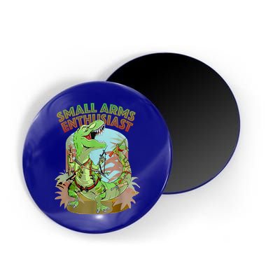 Small Arms Enthusiast Funny Trex Dinosaur Gun Magnet
