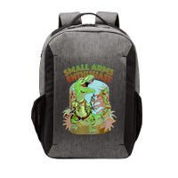 Small Arms Enthusiast Funny Trex Dinosaur Gun Vector Backpack