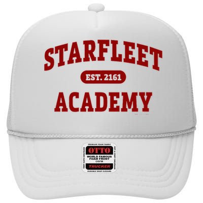 Starfleet Academy Est. 2161 High Crown Mesh Back Trucker Hat