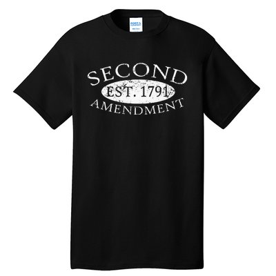 Second Amendment Est. 1791 Right To Bear Arms Tall T-Shirt