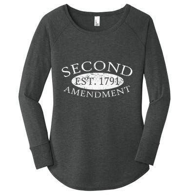Second Amendment Est. 1791 Right To Bear Arms Women's Perfect Tri Tunic Long Sleeve Shirt