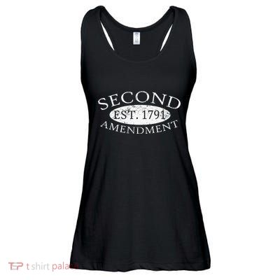 Second Amendment Est. 1791 Right To Bear Arms Ladies Essential Flowy Tank
