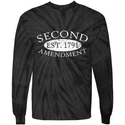 Second Amendment Est. 1791 Right To Bear Arms Tie-Dye Long Sleeve Shirt