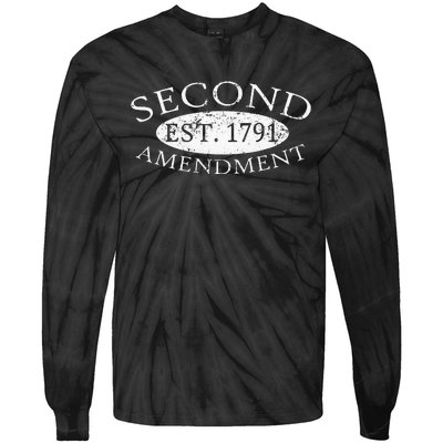 Second Amendment Est. 1791 Right To Bear Arms Tie-Dye Long Sleeve Shirt