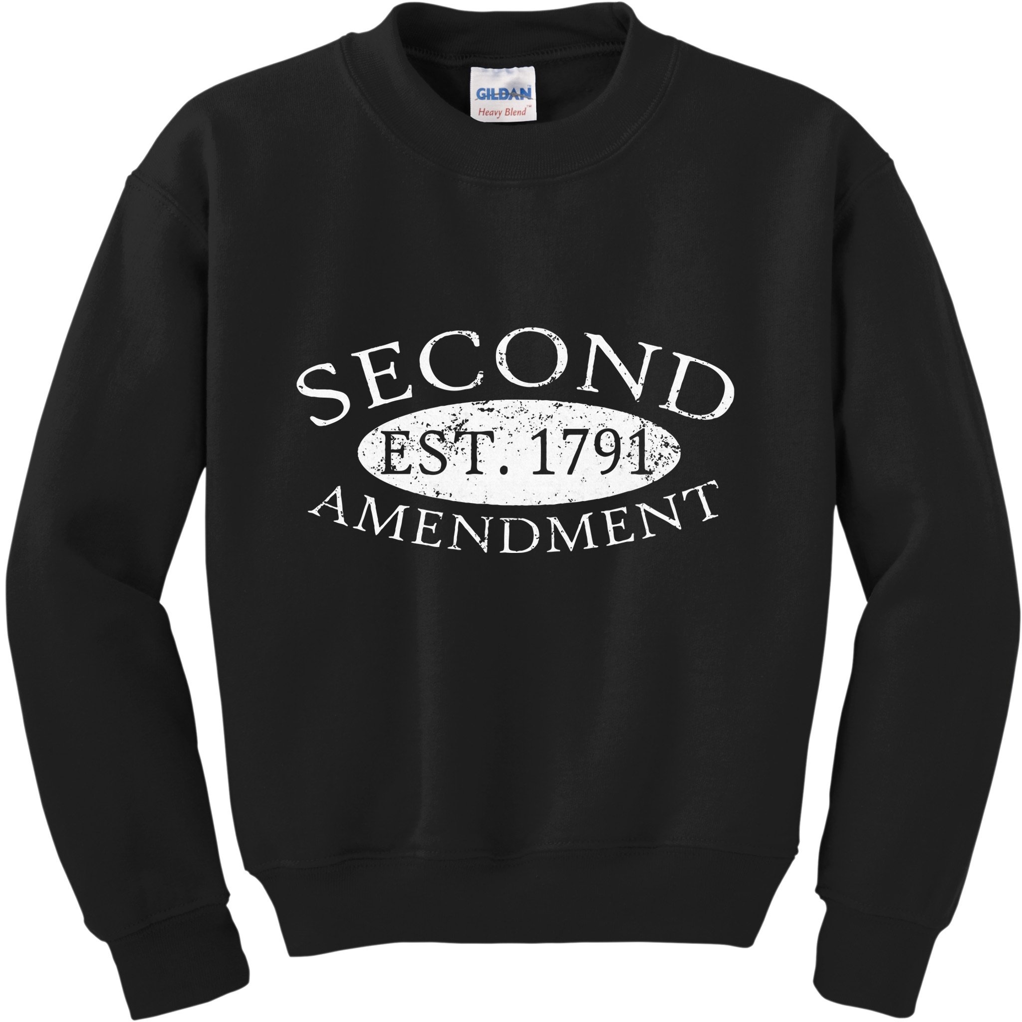 Second Amendment Est. 1791 Right To Bear Arms Kids Sweatshirt
