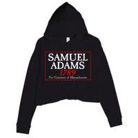 Samuel Adams Election Campaign For Governor American History Crop Fleece Hoodie
