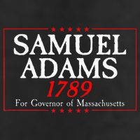 Samuel Adams Election Campaign For Governor American History Crop Fleece Hoodie