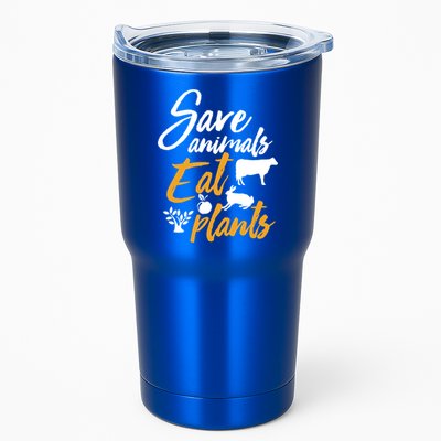 Save Animals Eat Plants Funny Vegan Vegetarian Animal Lover Gift Tumbler