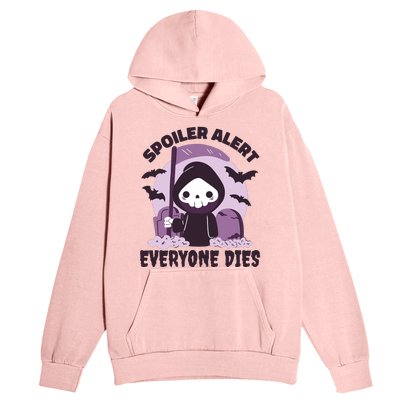 Spoiler Alert Everyone Dies Reaper Halloween Urban Pullover Hoodie