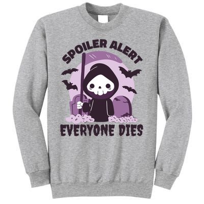 Spoiler Alert Everyone Dies Reaper Halloween Sweatshirt