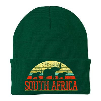 South Africa Elephant Gift Retro Vintage Knit Cap Winter Beanie