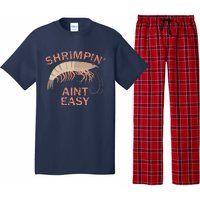 Shrimpin Aint Easy Funny Shrimp Fishing Pajama Set