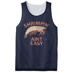 Shrimpin Aint Easy Funny Shrimp Fishing Mesh Reversible Basketball Jersey Tank