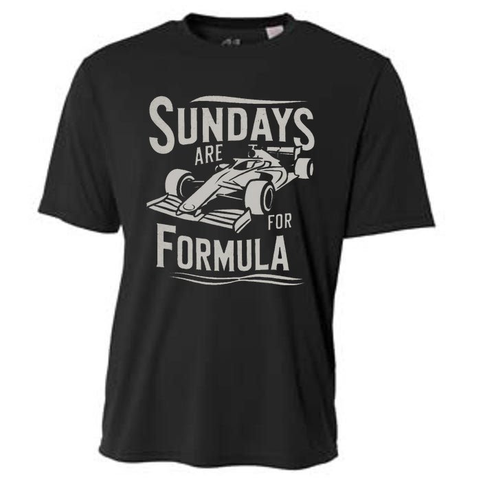 Sunday Are For Formula Racing Track Days & Motorsports Cooling Performance Crew T-Shirt