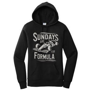 Sunday Are For Formula Racing Track Days & Motorsports Women's Pullover Hoodie