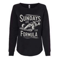 Sunday Are For Formula Racing Track Days & Motorsports Womens California Wash Sweatshirt