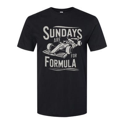 Sunday Are For Formula Racing Track Days & Motorsports Softstyle CVC T-Shirt