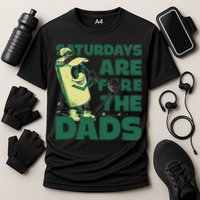 Saturdays Are Fore The Dads Golf Cooling Performance Crew T-Shirt
