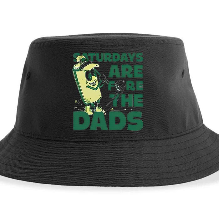 Saturdays Are Fore The Dads Golf Sustainable Bucket Hat