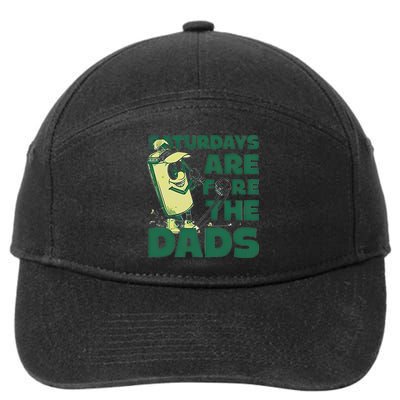 Saturdays Are Fore The Dads Golf 7-Panel Snapback Hat