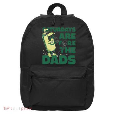 Saturdays Are Fore The Dads Golf 16 in Basic Backpack